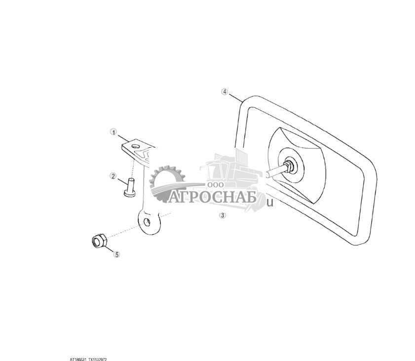 Внутреннее зеркало заднего вида, установлено спереди - ST17868 416.jpg
